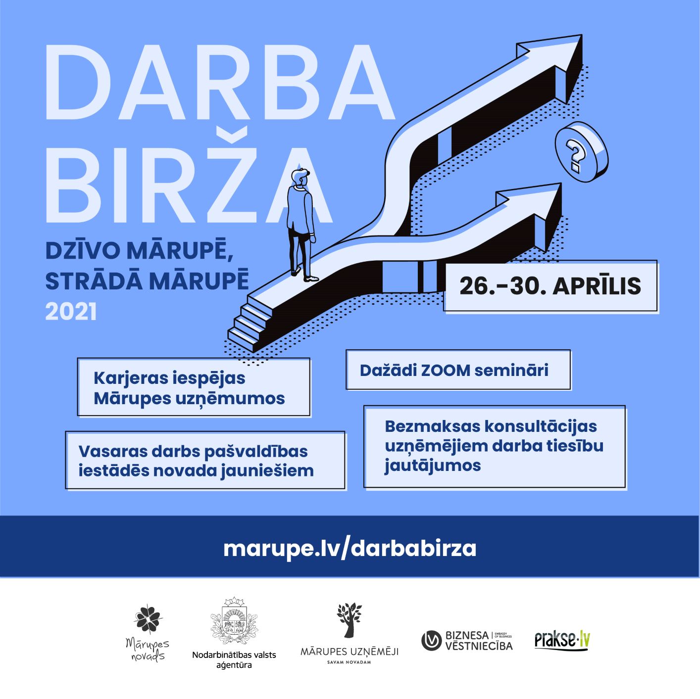 darba birža baneris