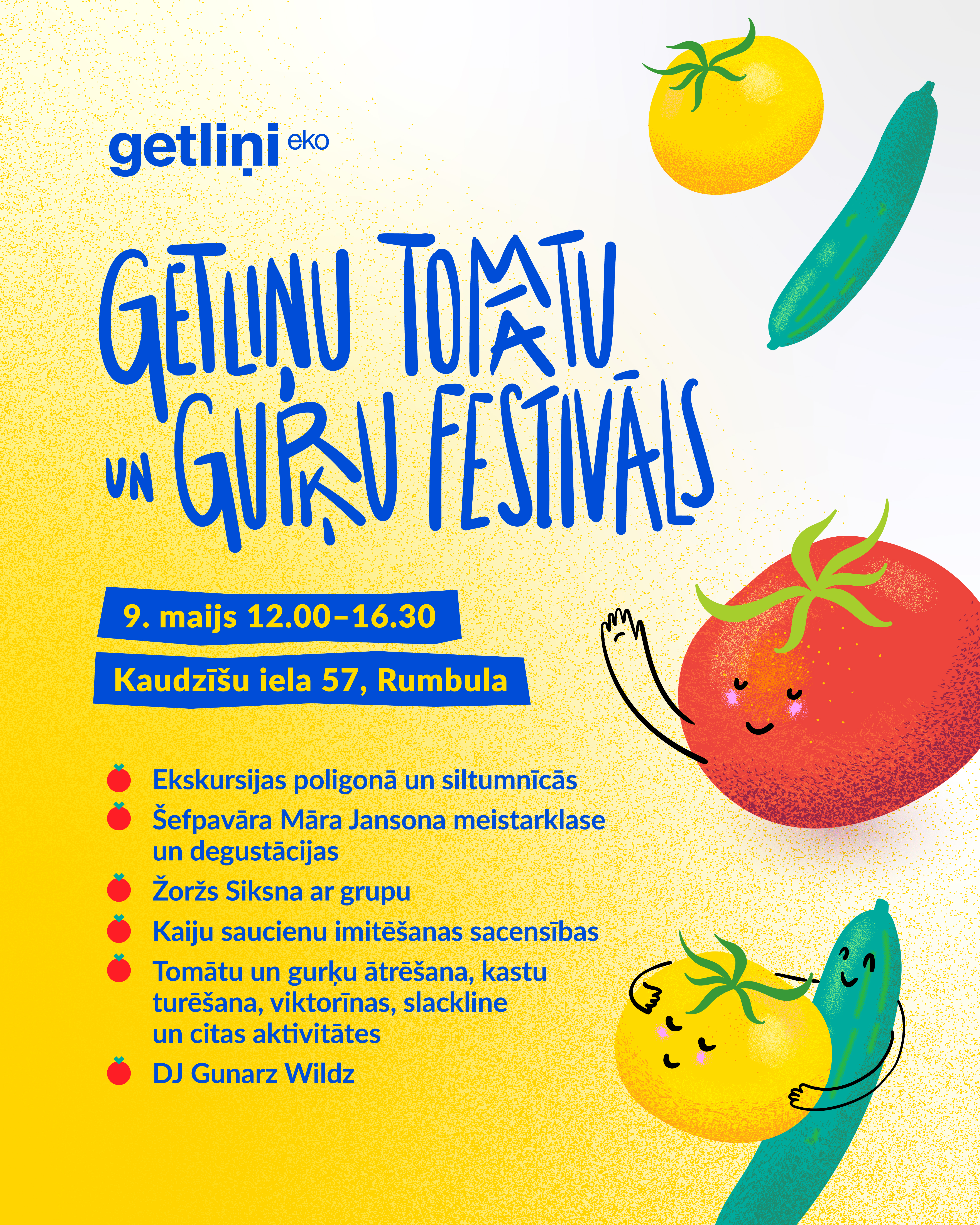 Balti dzeltens fons ar krāsainu elementu grafiku un tekstu