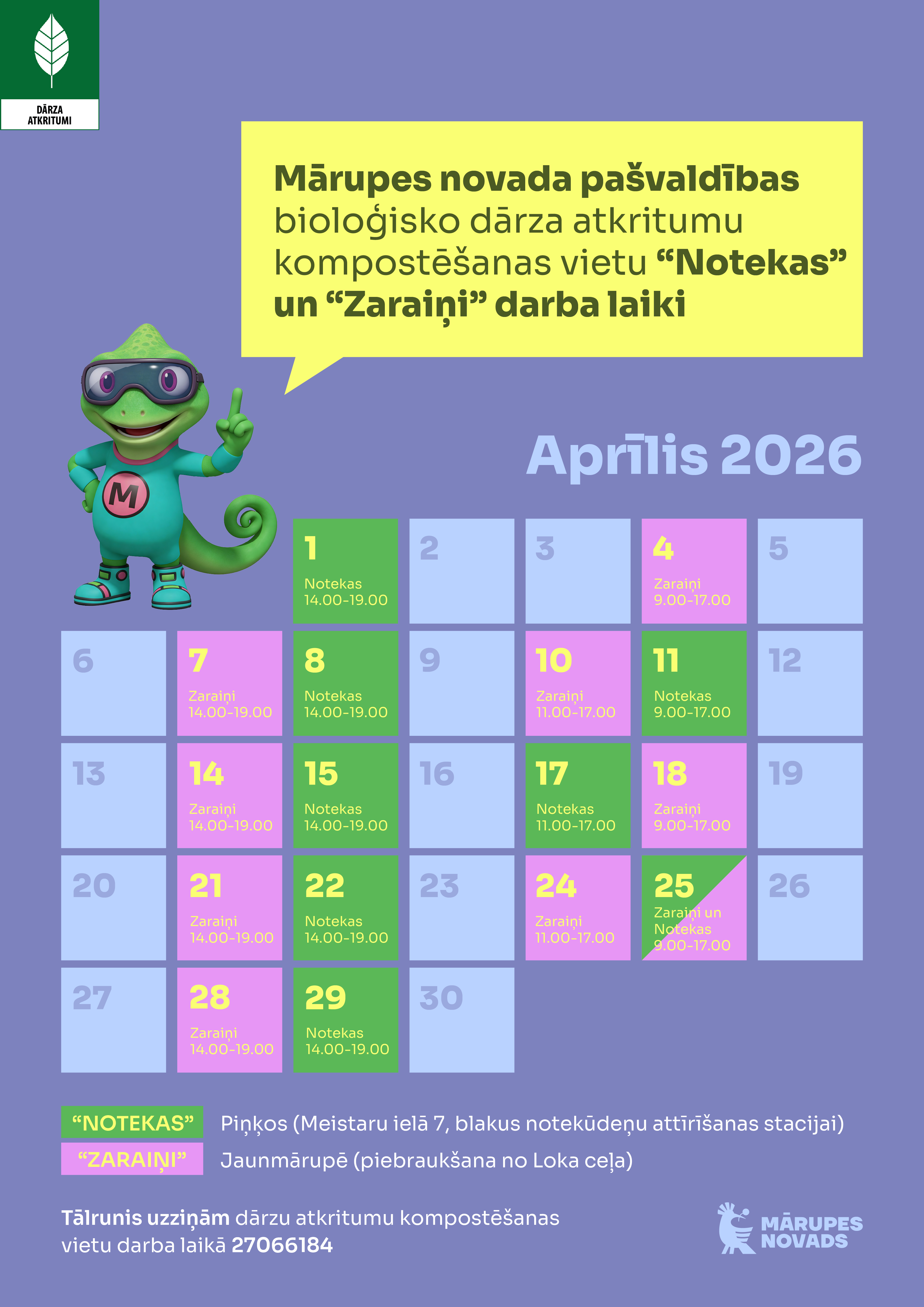 krāsaina kalendāra grafika ar tekstu un elementiem