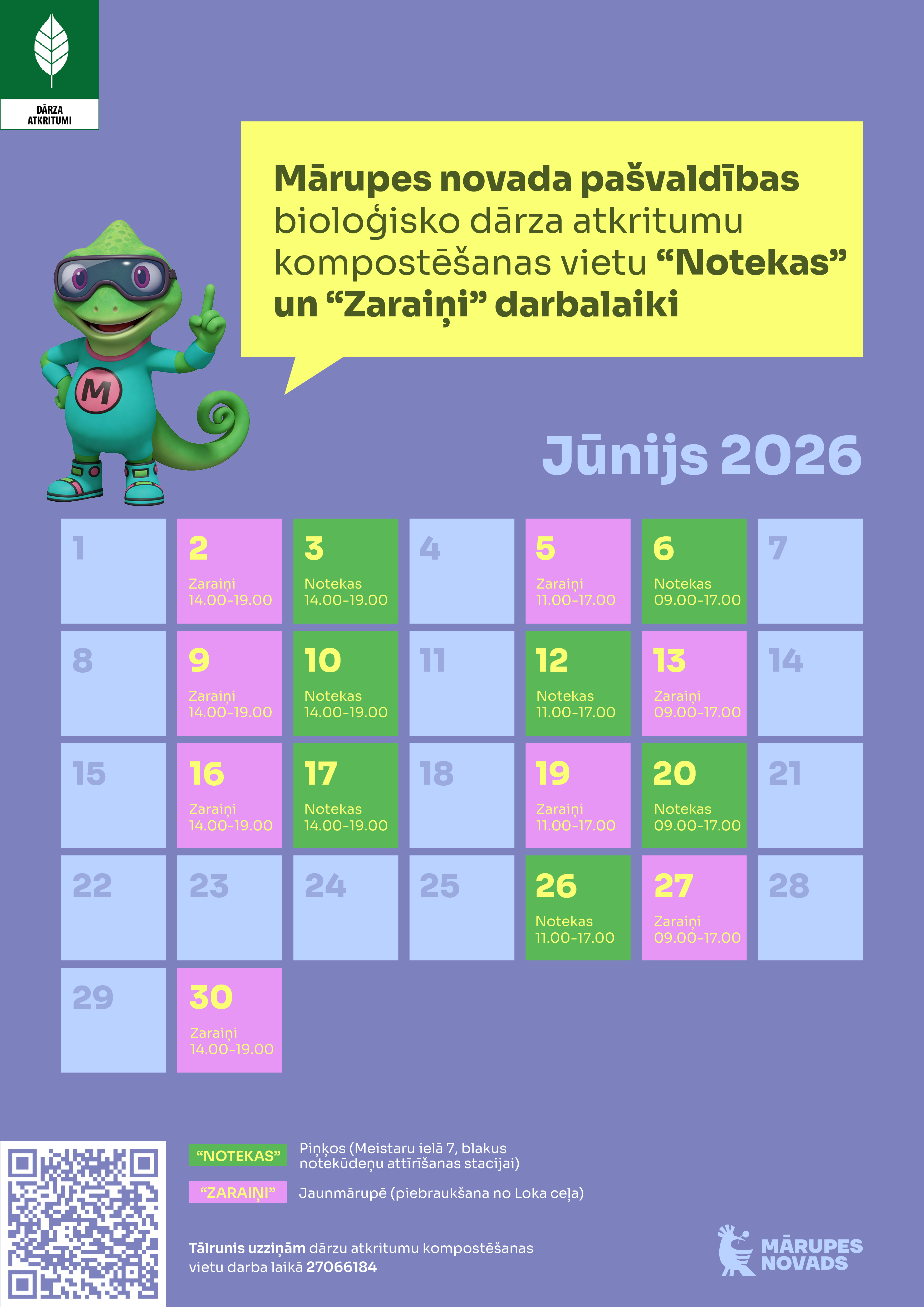 violets fons ar krāsainu teksta un elementu grafiku