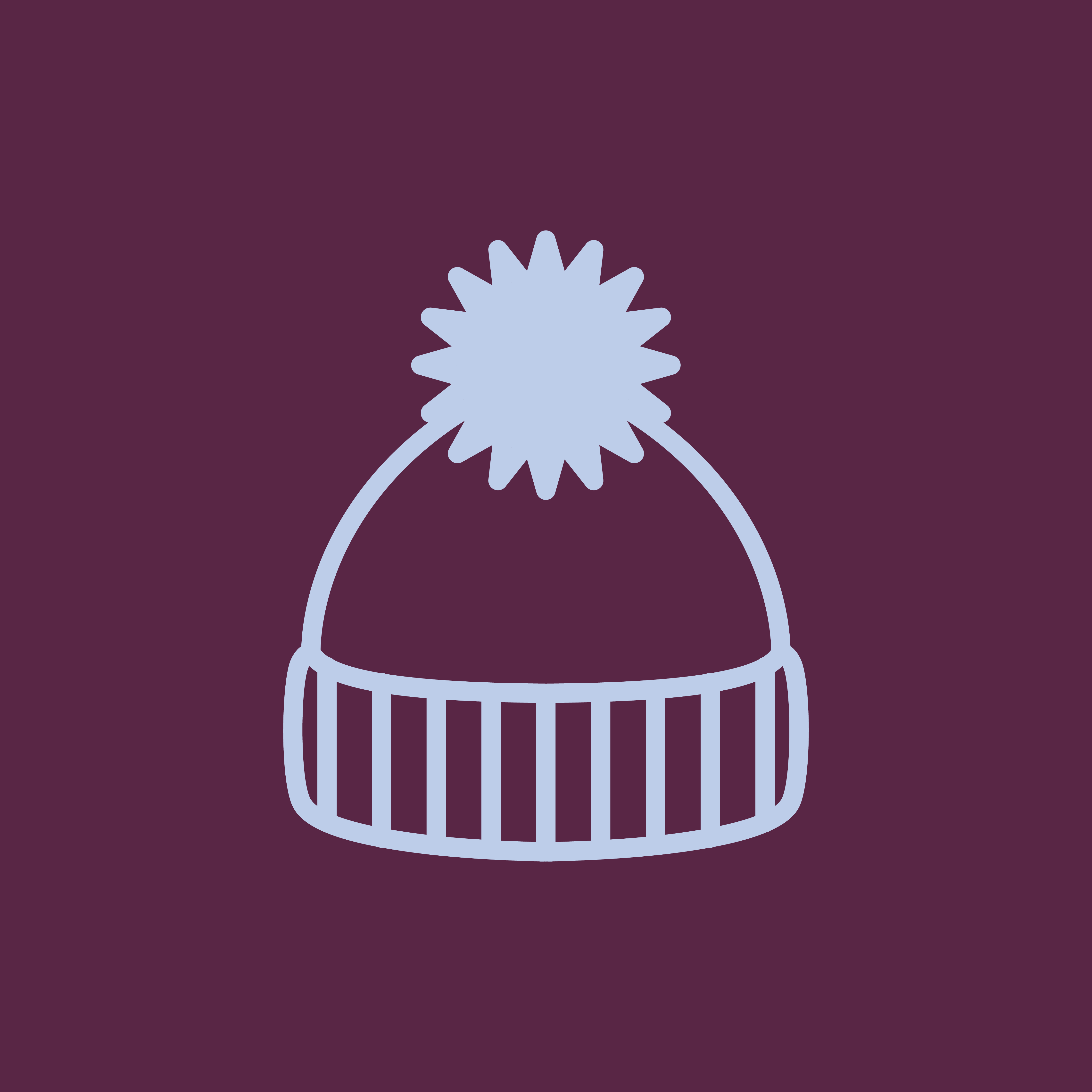 violets fons ar gaiši zilu grafiku