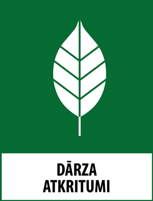 zaļi balta piktogramma