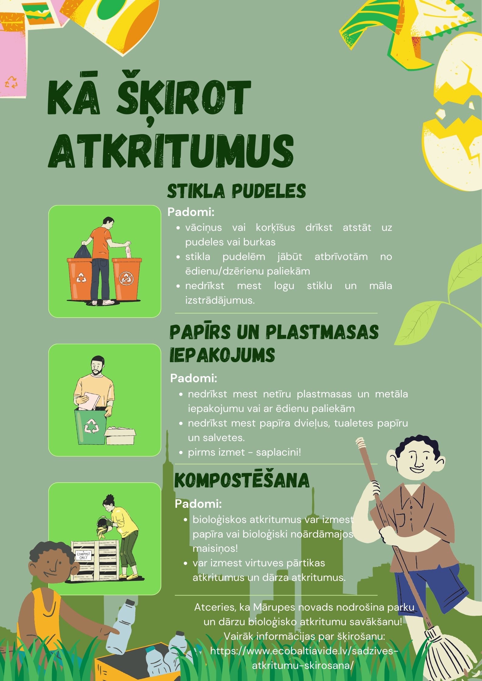 Kā šķirot atkritumus