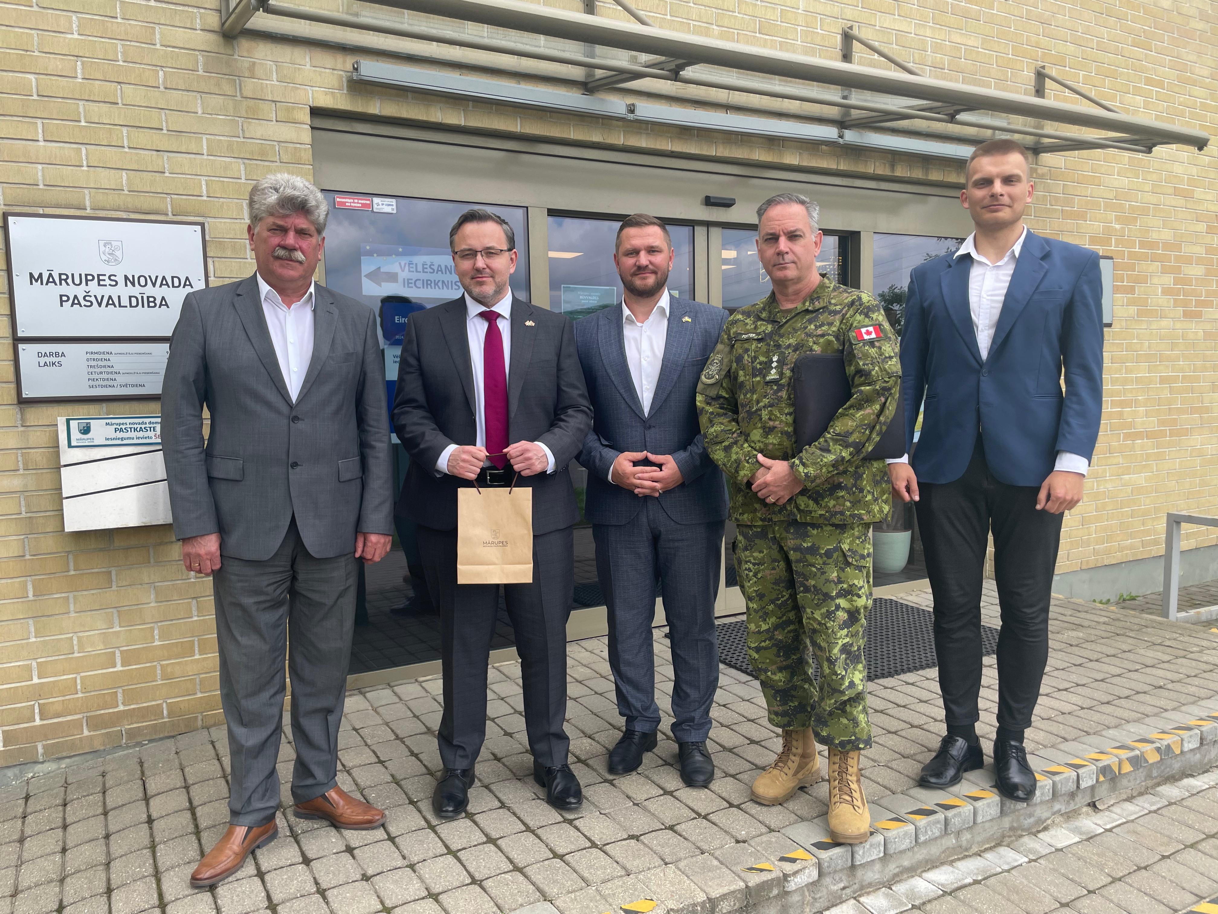 Kopbilde pie Mārupes novada pašvaldības Centrālās pārvaldes ēkas