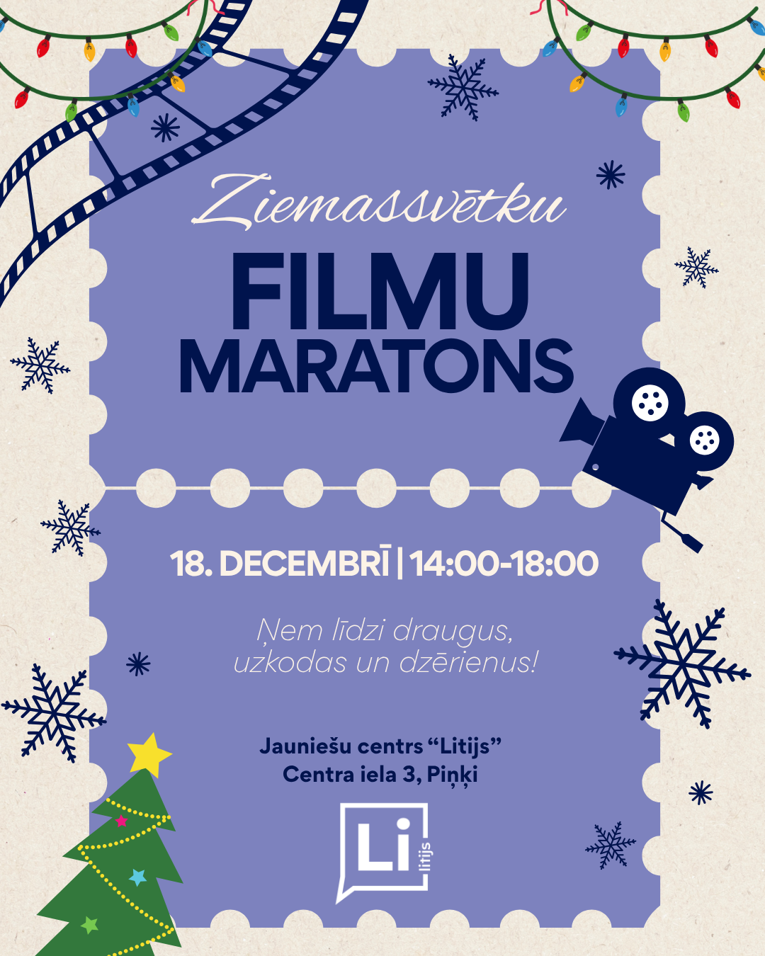 Gaišs fons ar krāsainu filmu elementu grafiku