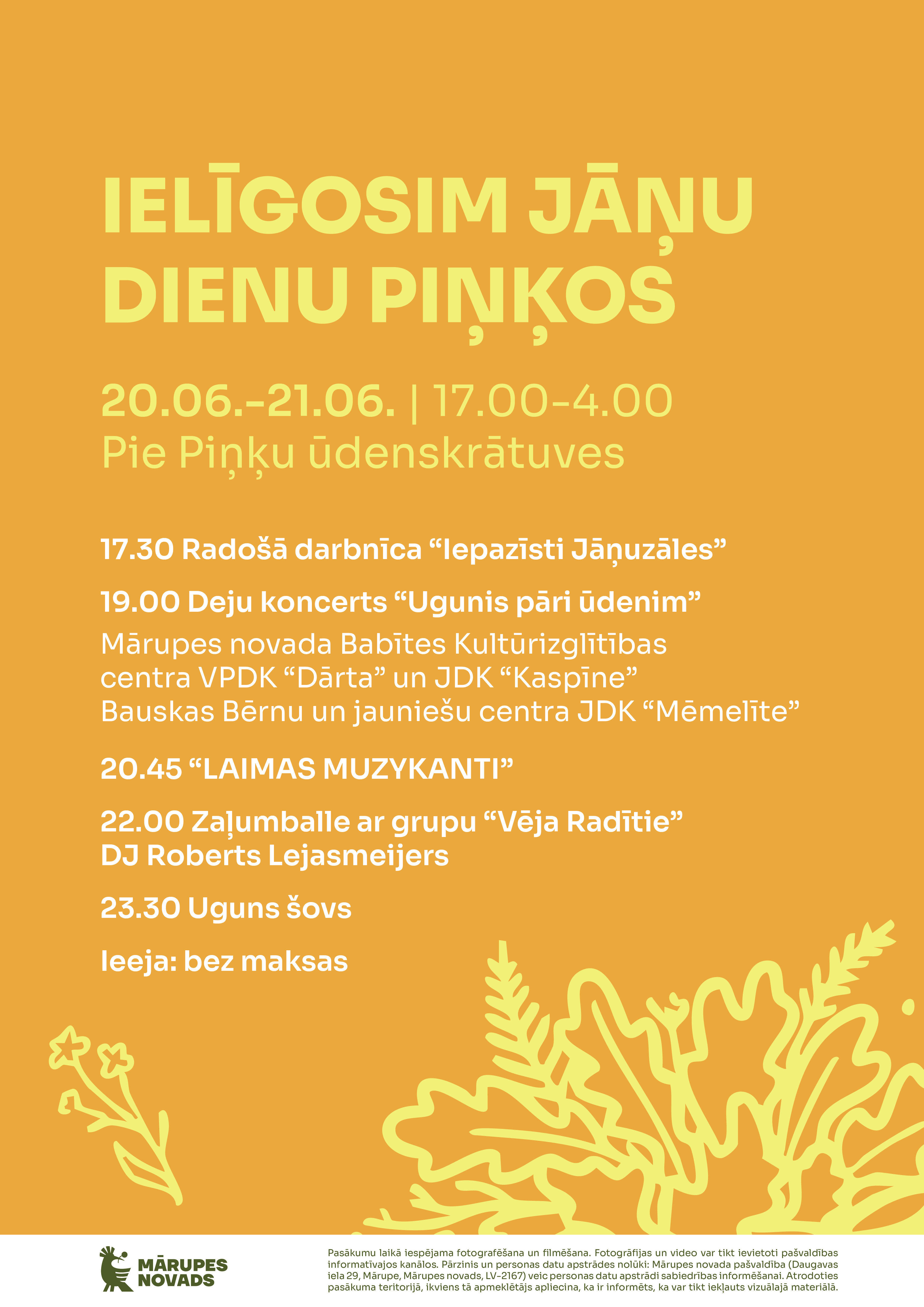 ielīgosim Jāņu dienu Piņķos