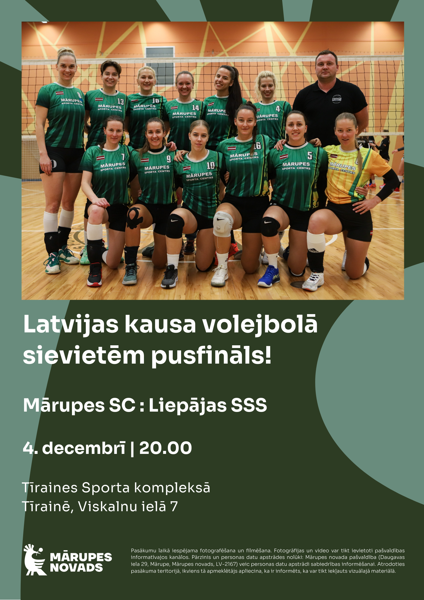 Afiša ar aprakstu par pasākumu