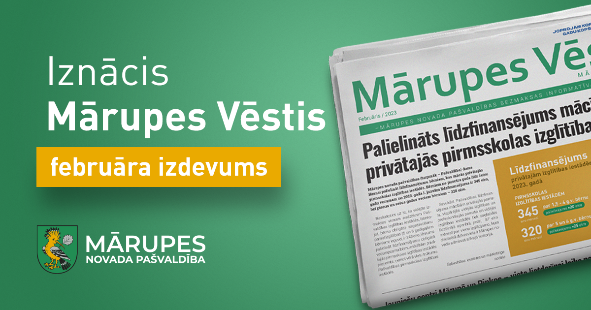 Mārupes Vēstis februāra numurs