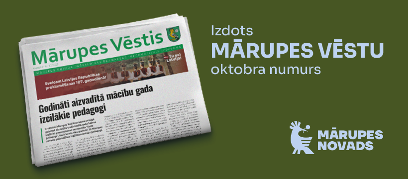 Mārupes Vēstis - oktobra numura vāks