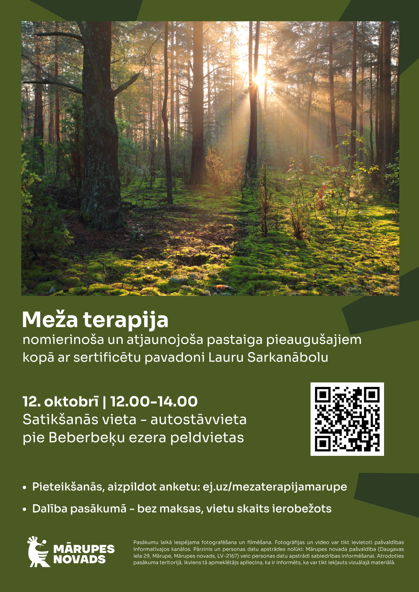 Afiša ar aprakstu par pasākumu
