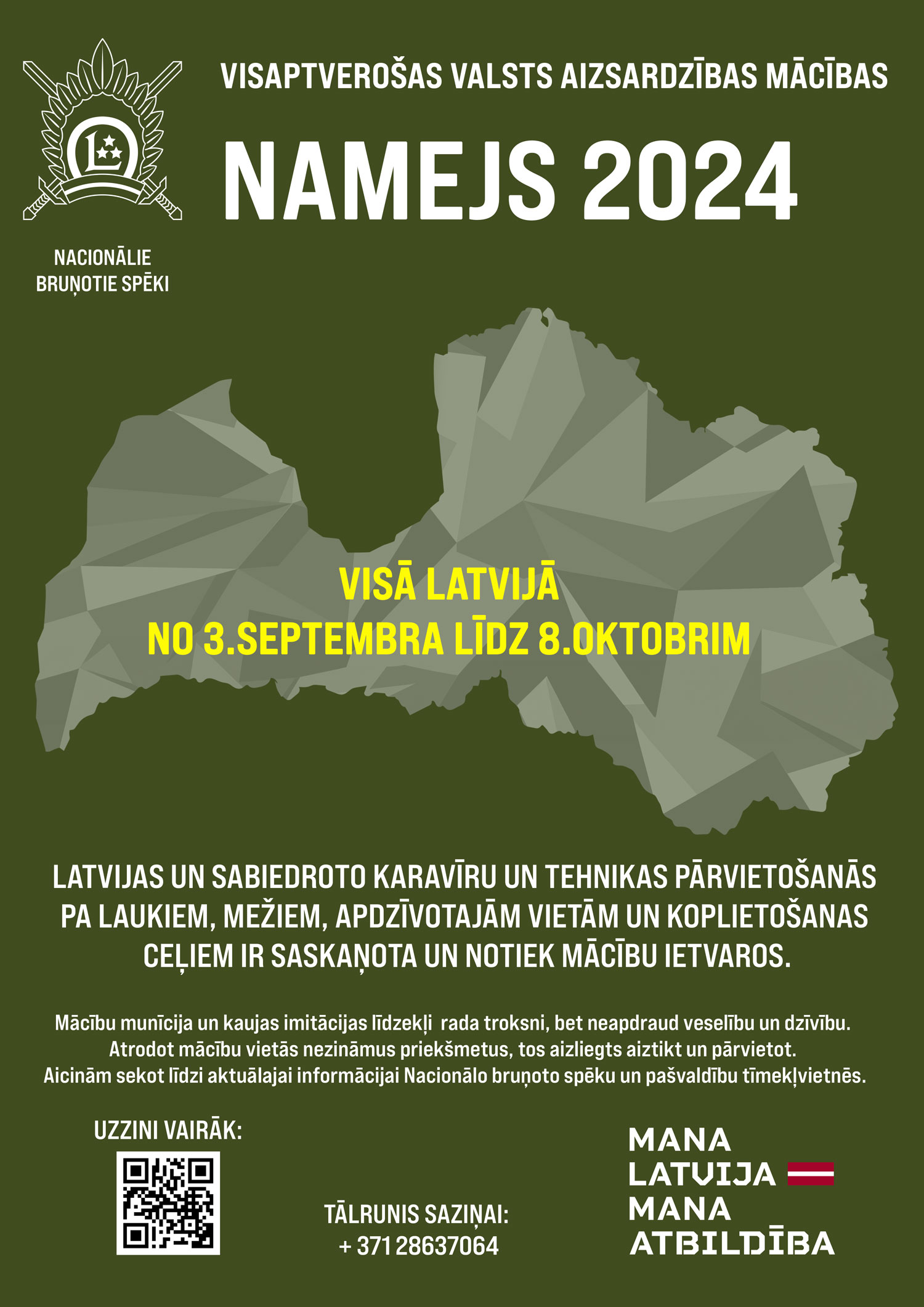 Namejs 2024 apmācību afiša
