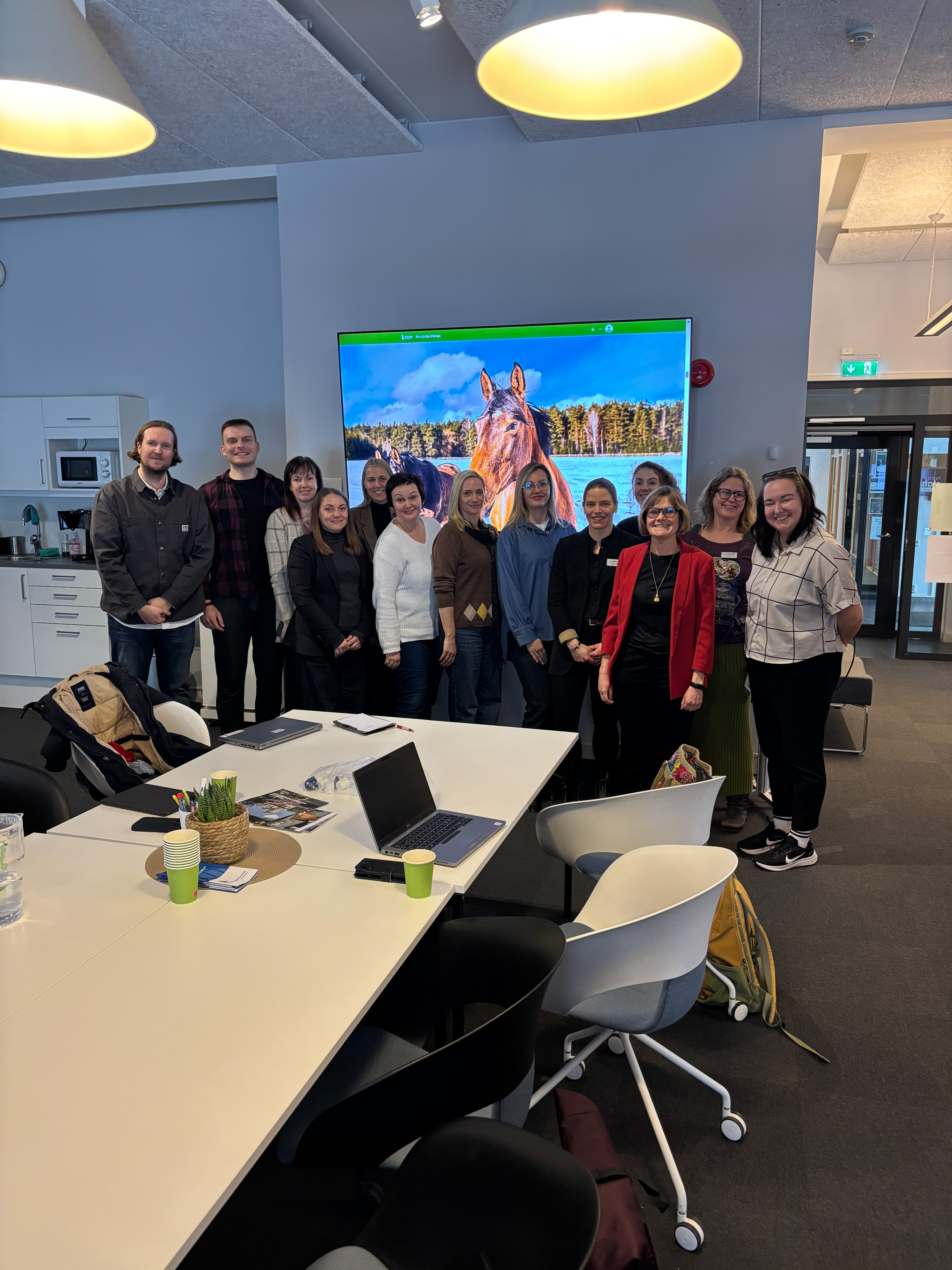 Projekta dalībnieki Zviedrijā