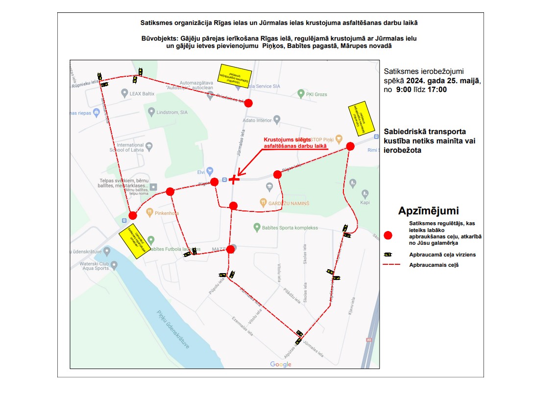 Satiksmes organizācijas shēma
