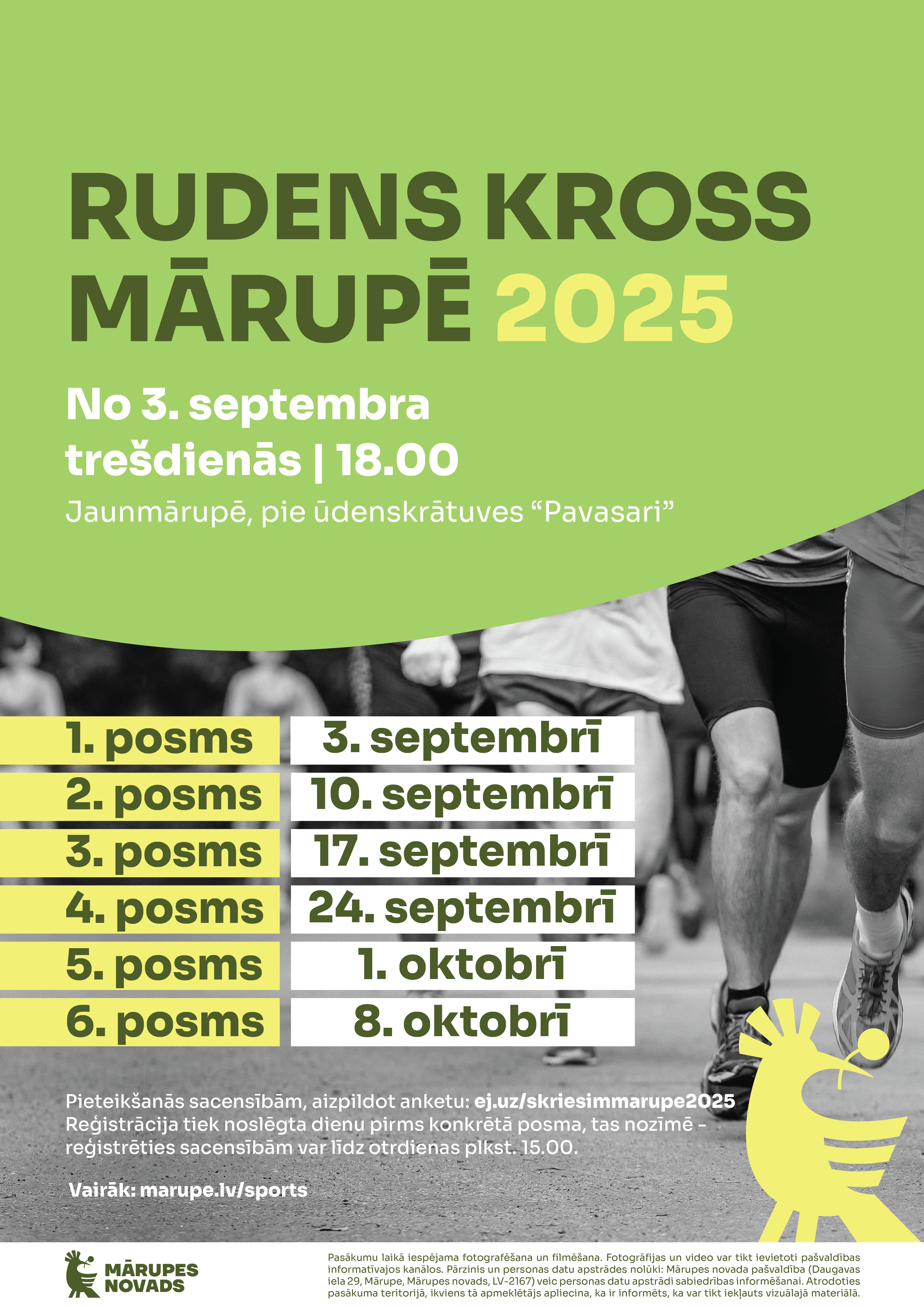 Afiša rudens krosa posmiem