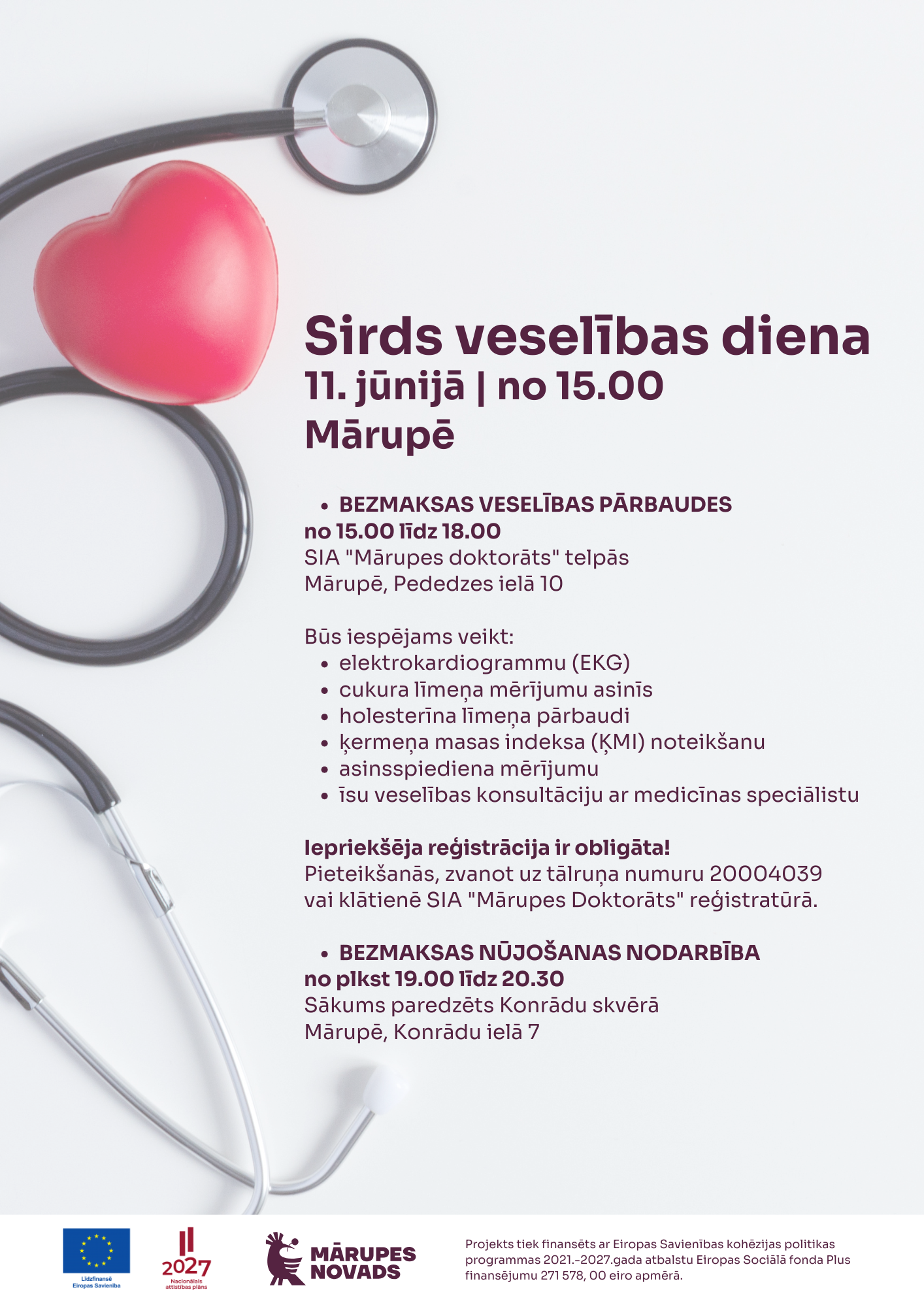 Vizuālis ar stratoskopu un sirdi