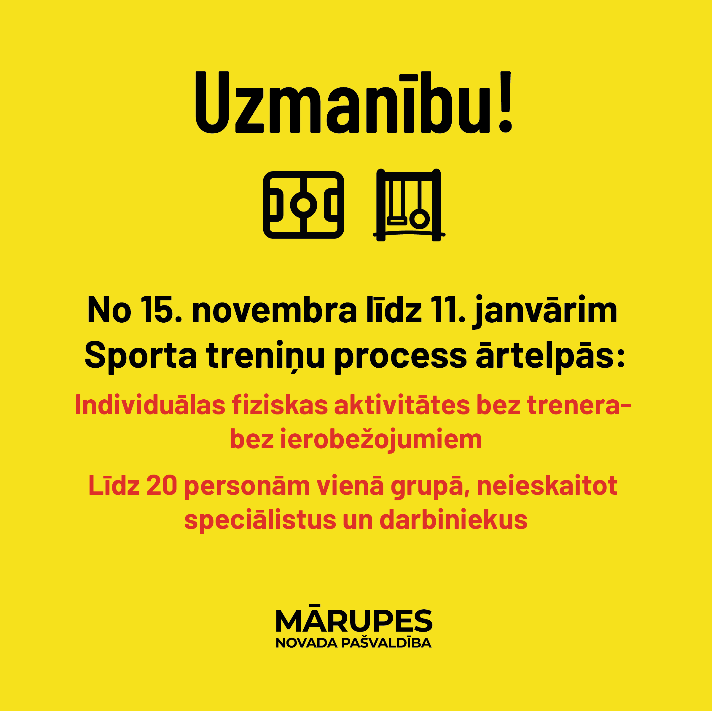 Sporta treniņi ārtelpās