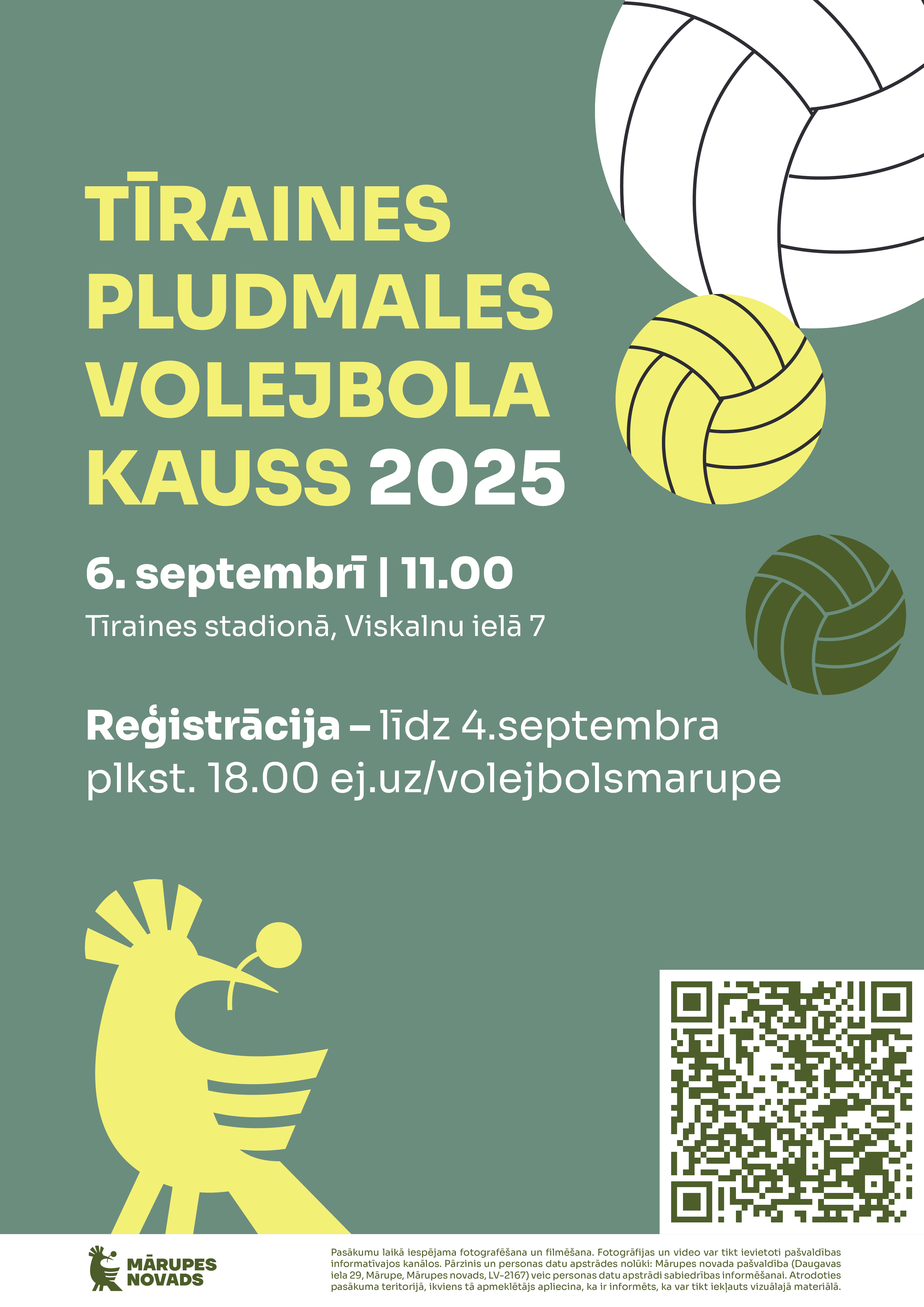 Afiša pludmales volejbolam