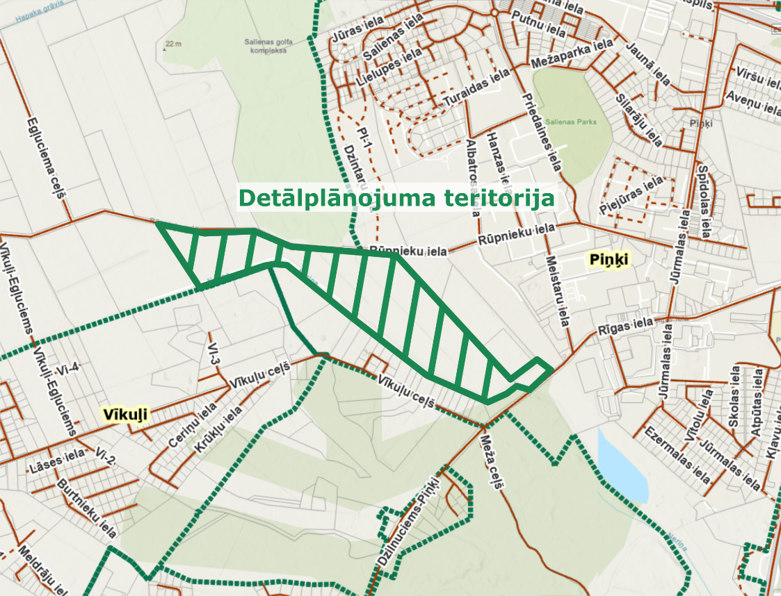 Upesloki detalplans