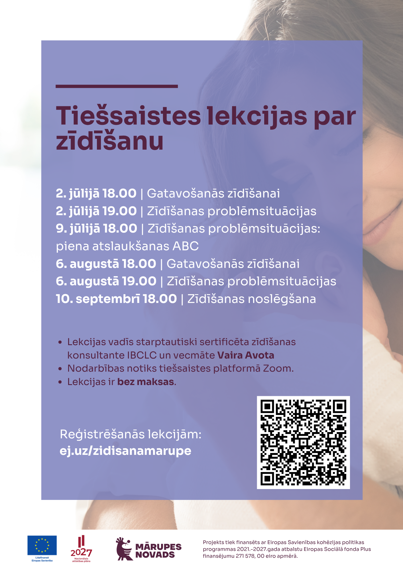 Afiša ar aprakstu par pasākumu