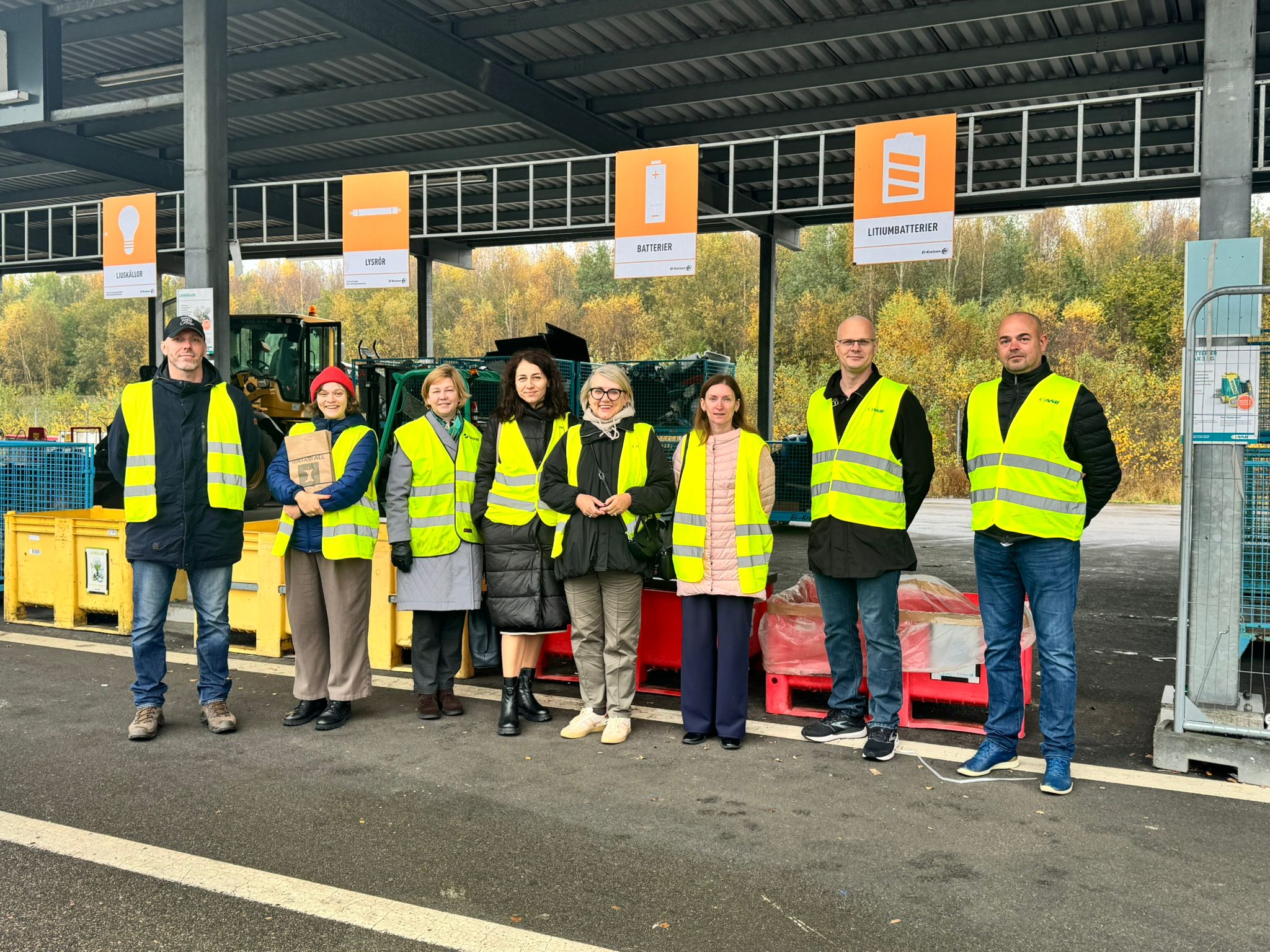 Pieredzes apmaiņas dalībnieki Zviedrijā