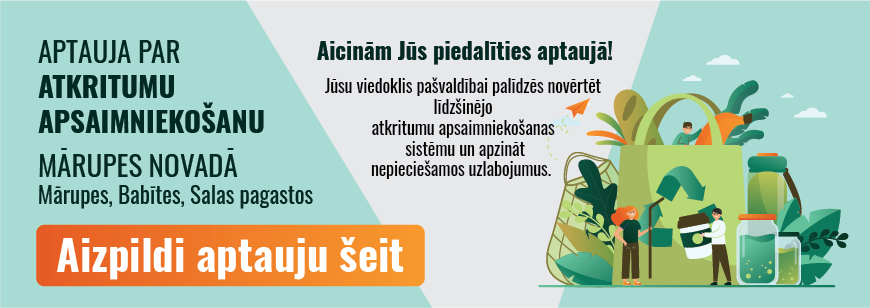 Aptauja par atkritumu apsaimniekošanu!