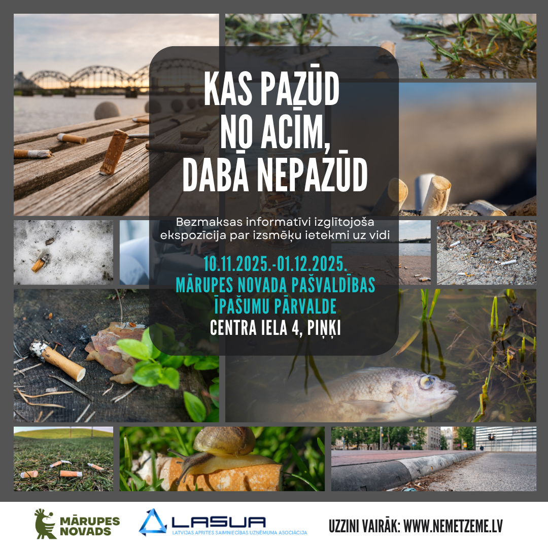 Izstāde “Kas pazūd no acīm, dabā nepazūd” 