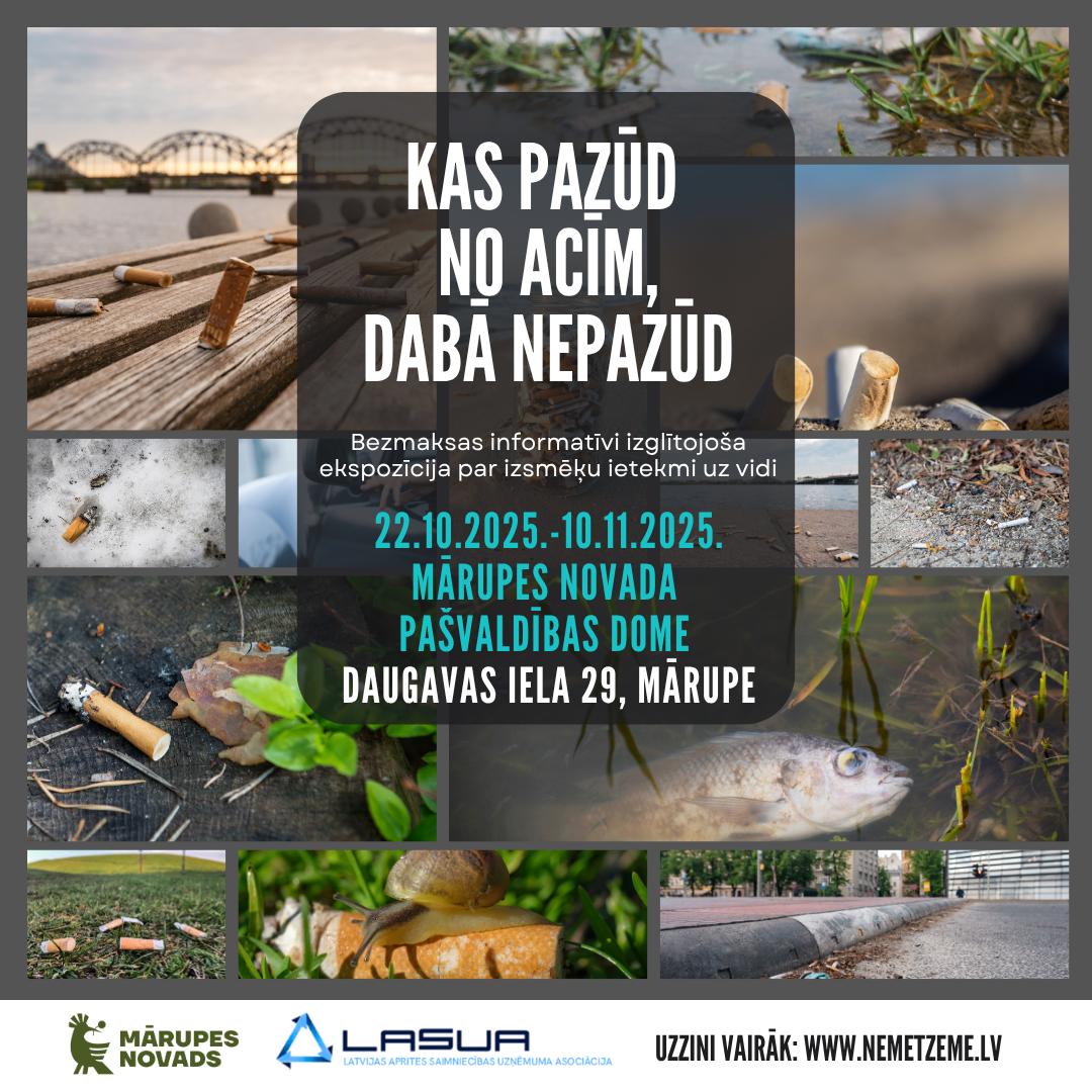 Izstāde “Kas pazūd no acīm, dabā nepazūd” 