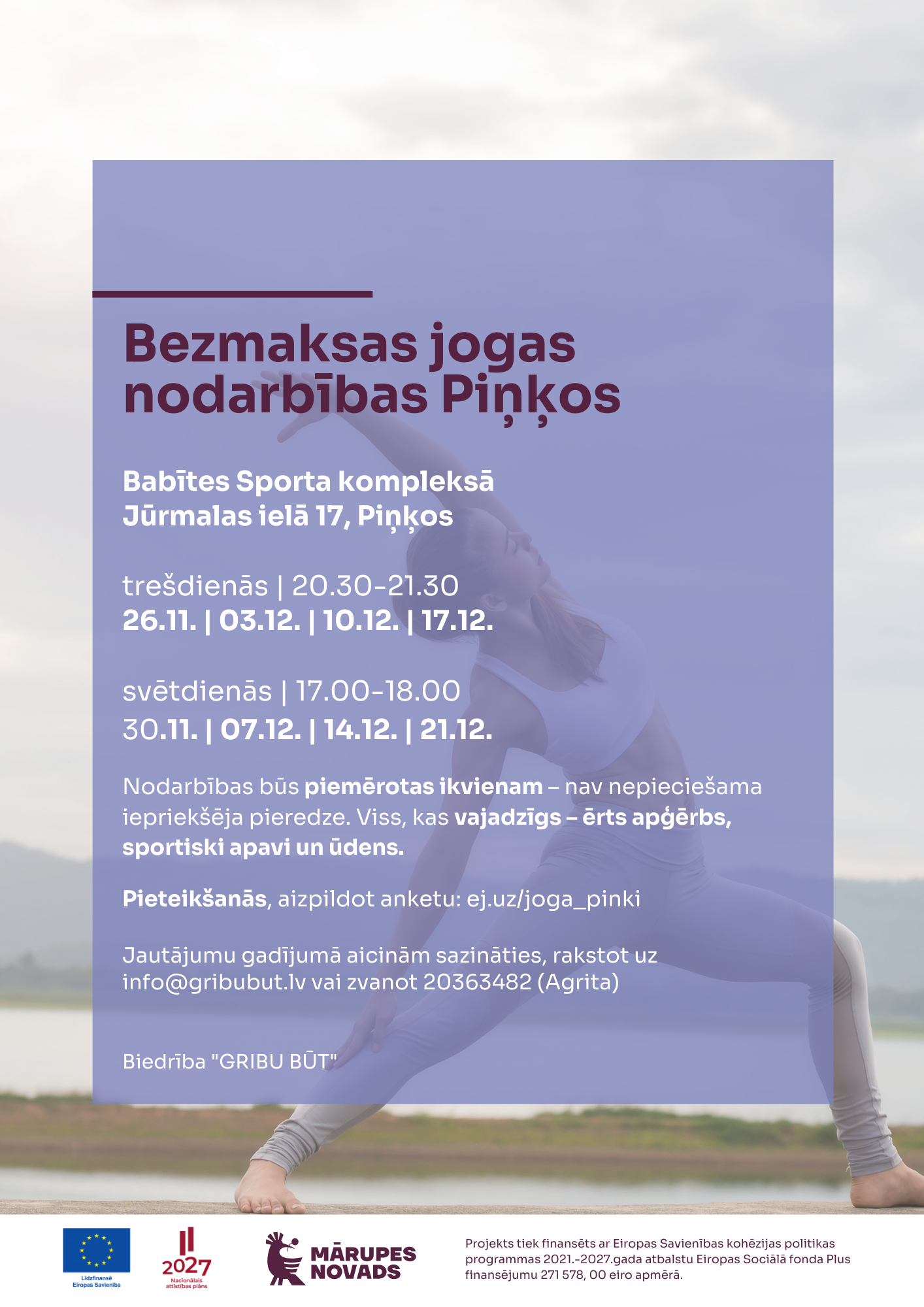 Afiša ar aprakstu par pasākumu