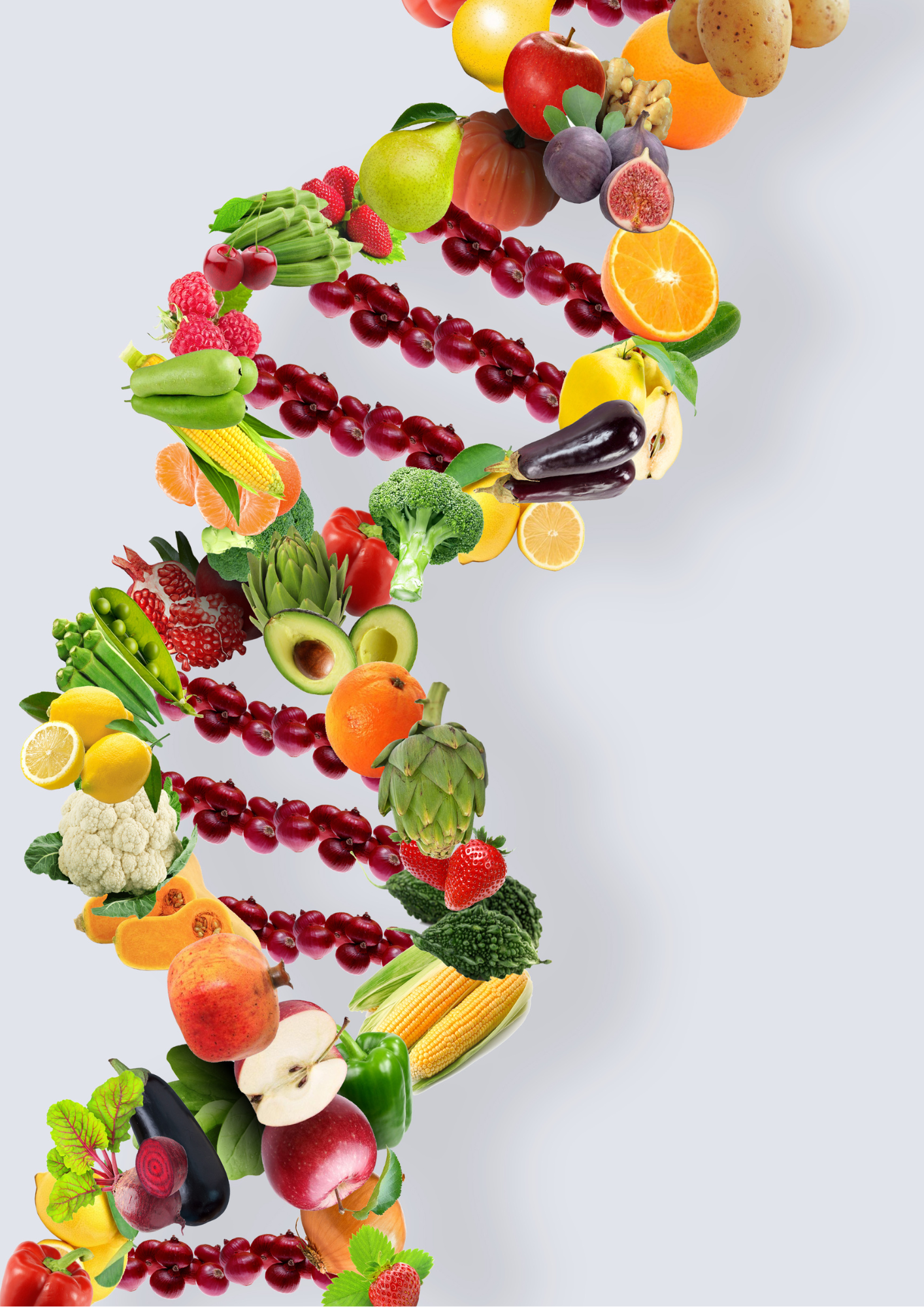 Gaišs fons ar produktiem