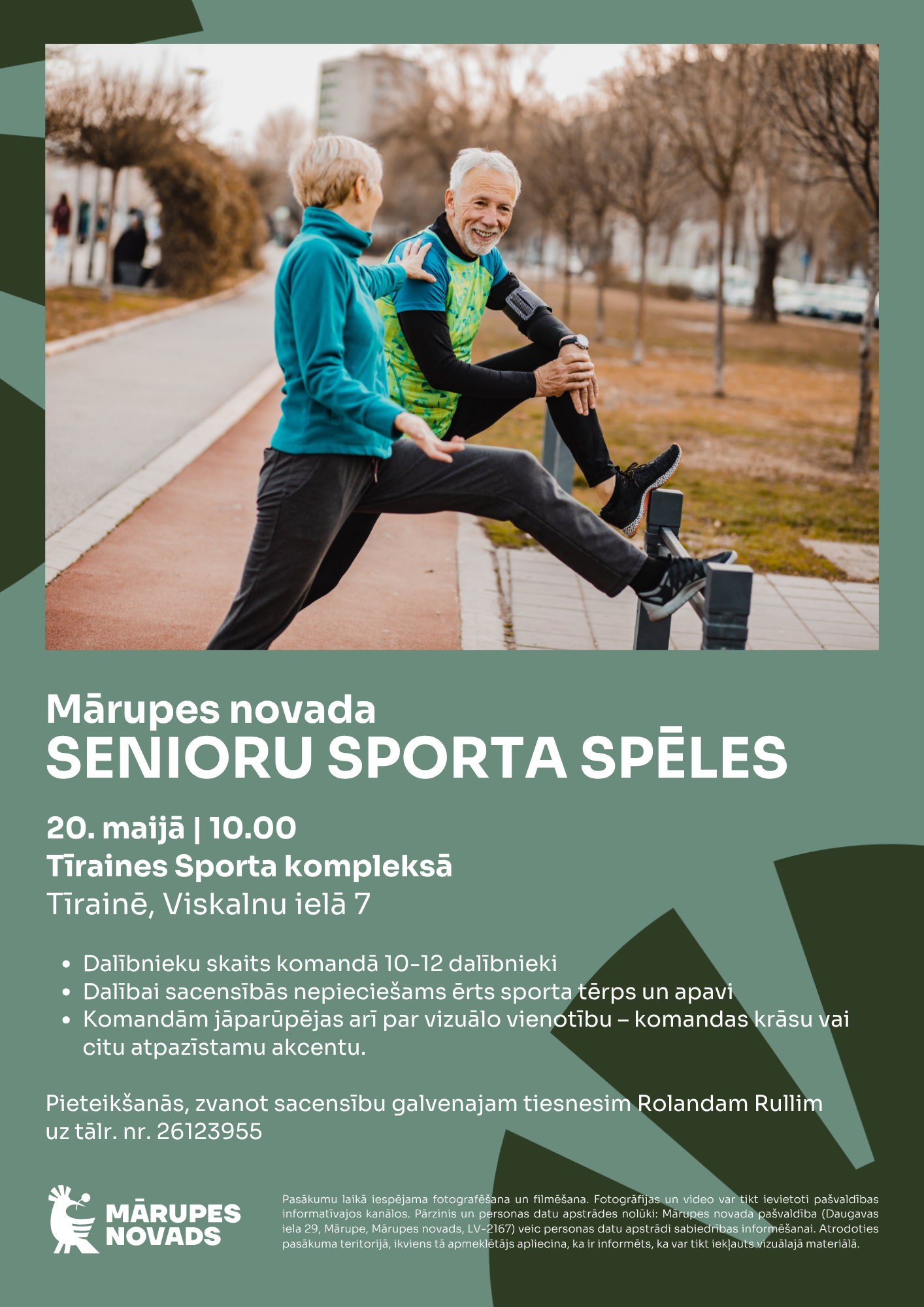 zaļš fons ar krāsainu foto un grafiku