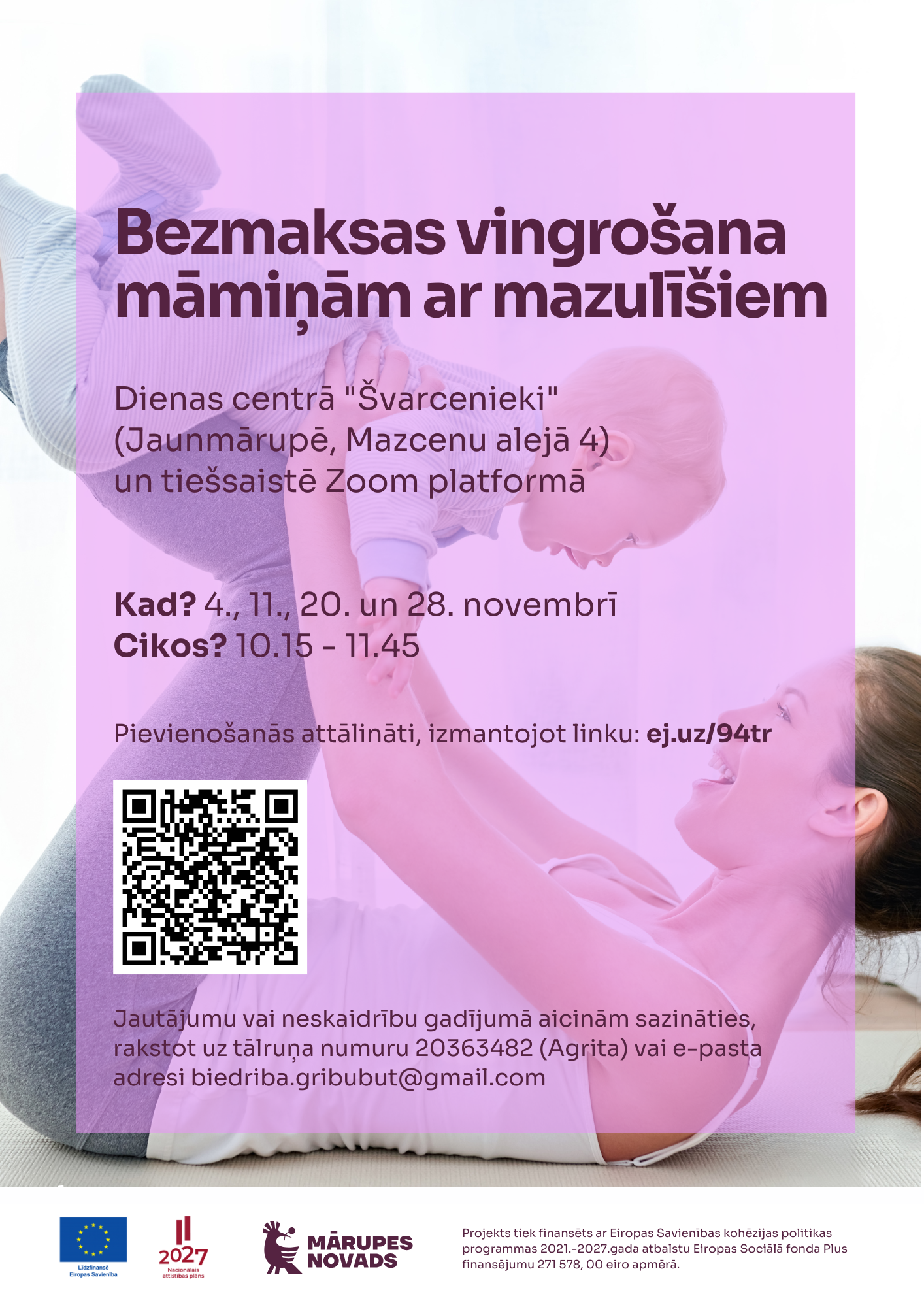 Afiša ar aprakstu par pasākumu