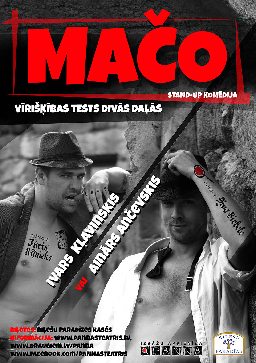 Stand-up komēdija "MAČO"