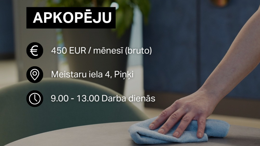 Apkopēja Piņķos
