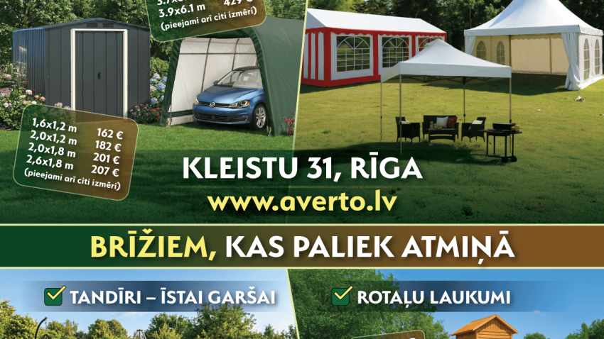 Risinājumi dārzam un atpūtai