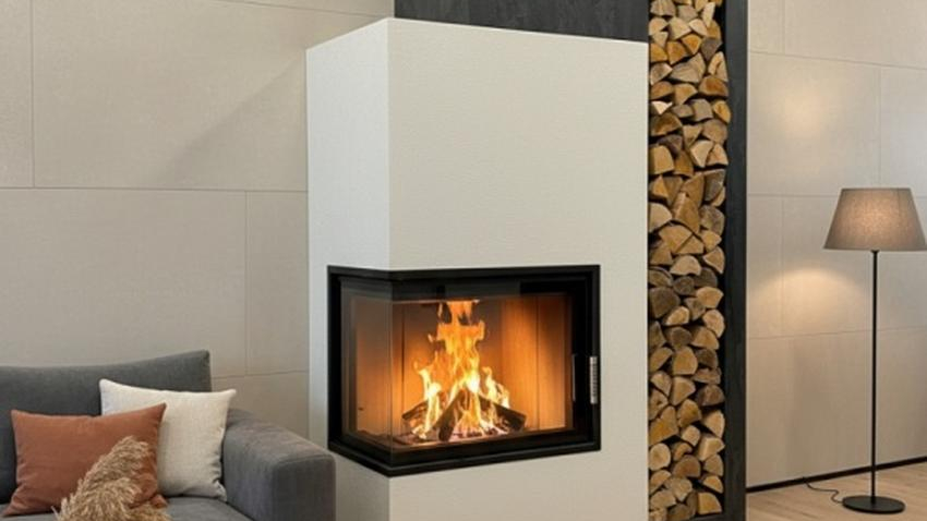 Stūra kamīni privātmājām Mārupē un Pierīgā