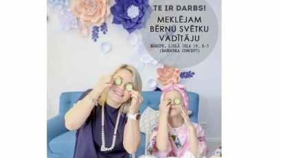Tie meklēta bērnu pasākumu vadītāja - animatore darbam Mārupē
