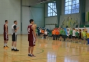 Mārupes skolēni sporto kopā ar basketbolistu Uldi Viļumu, 19.12.2013.