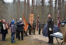 Tiek atklāts piemiņas akmens latviešu karavīriem, 13.11.2014.