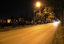 Lāpu gājiens un piemiņas brīdis Mārupes kapos; Foto: L.Allens 11.11.2015.