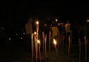 Lāpu gājiens un piemiņas brīdis Mārupes kapos; Foto: L.Allens 11.11.2015.