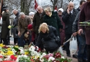 Mārupieši, komunistiskā genocīda upurus pieminot, 25.03.2014.