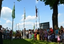 acelts Dziesmu un deju svētku karogs Mārupē! 30.06.2013.