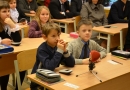Finanšu eksperti pārbauda savas zināšanas Mārupes pamatskolā, 12.02.2014.