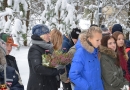 Atceres brīdis pie pieminekļiem Pirmās neatkarīgās LR karavīriem, 10.11.2016.