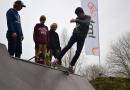 Mini skeitošanas rampas atklāšana Mārupes Veikparkā, 10.12.2016.