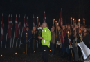 Lāčplēša dienas piemiņas brīži un lāpu gājiens Mārupē, 11.11.2014.