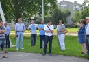 Mārupes Domes deputāti apseko novada sporta bāzes un laukumus, 07.08.2013.