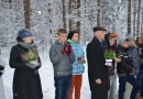 Atceres brīdis pie pieminekļiem Pirmās neatkarīgās LR karavīriem, 10.11.2016.