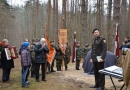 Tiek atklāts piemiņas akmens latviešu karavīriem, 13.11.2014.