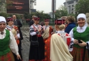 Deju kolektīvs “Mārupieši” starptautiskā festivālā Luojangā un Pekinā, 24.04.2014.